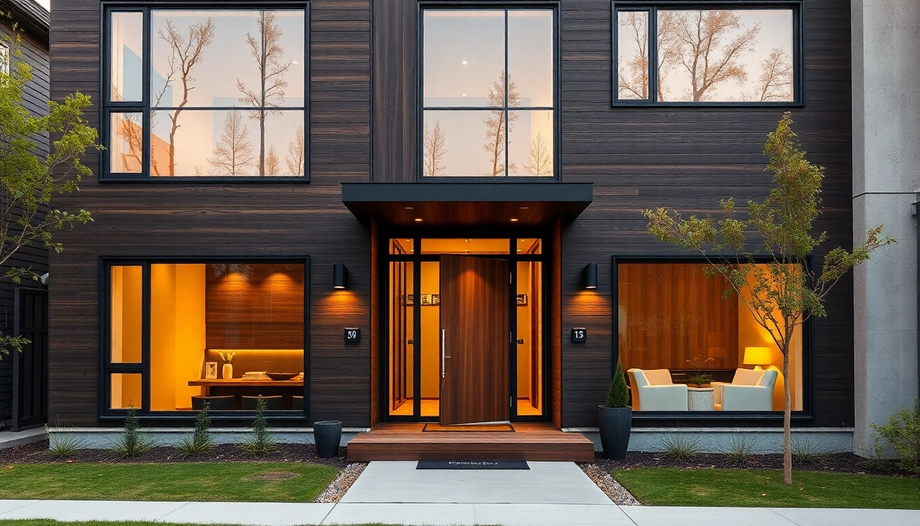 Opening a new energy-efficient entry with a window and door company - secure, stylish.