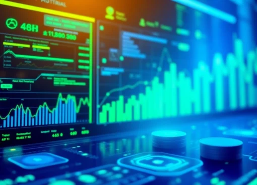 Maximizing Your Investment with Aicoin: Strategies for Cryptocurrency Success Aicoin digital currency platform with blockchain and market analytics in a high-tech environment